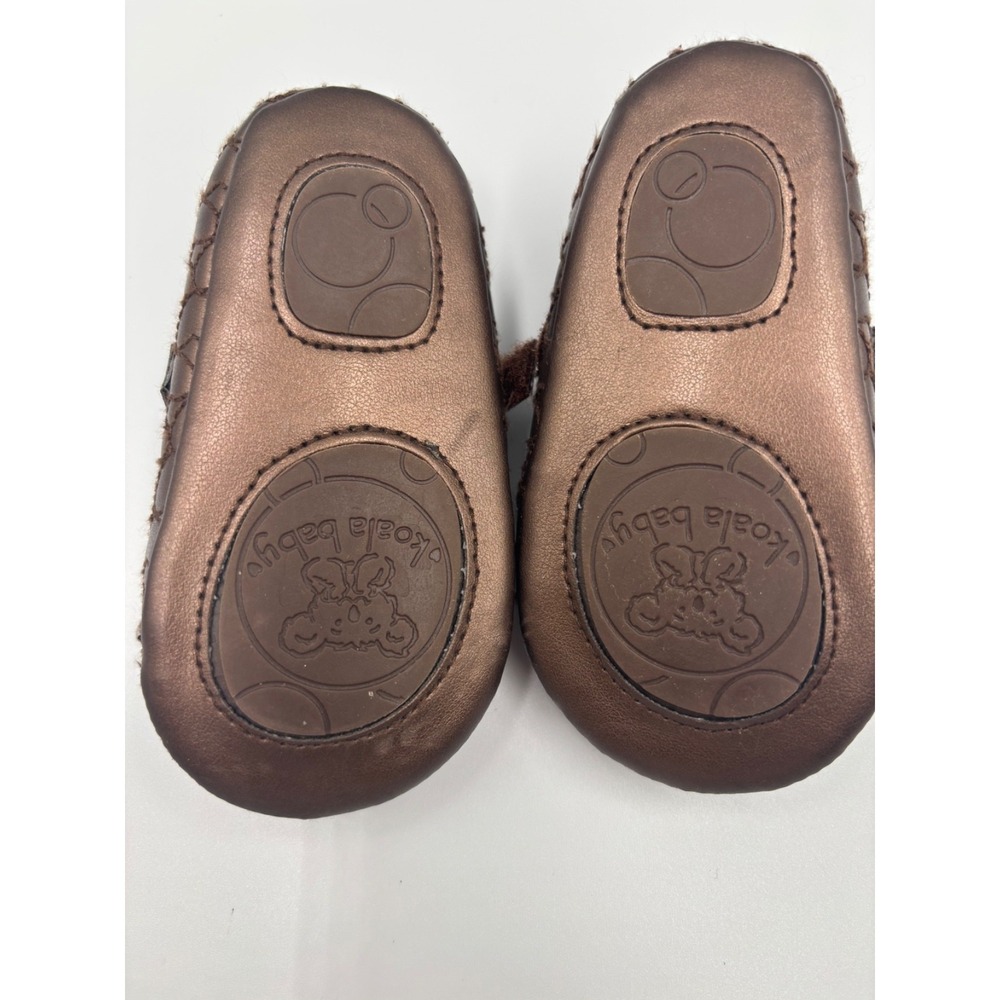 Koala Baby Shiny Brown Baby Girls' Mary Jane's Size 3 New - Picture 8 of 9